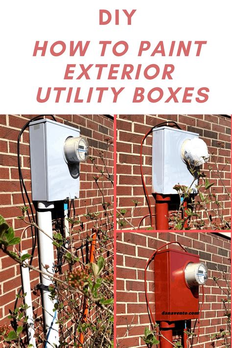 paint junction box|painting utility boxes in yard.